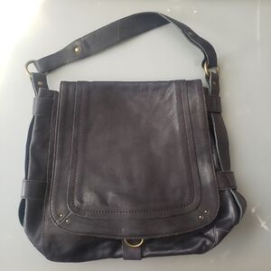 Autograph Black Leather Hobo Women's Handbag